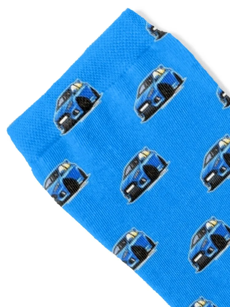 Ford Focus (Mk3) RS Blue Socks crazy compression Woman Socks Men's
