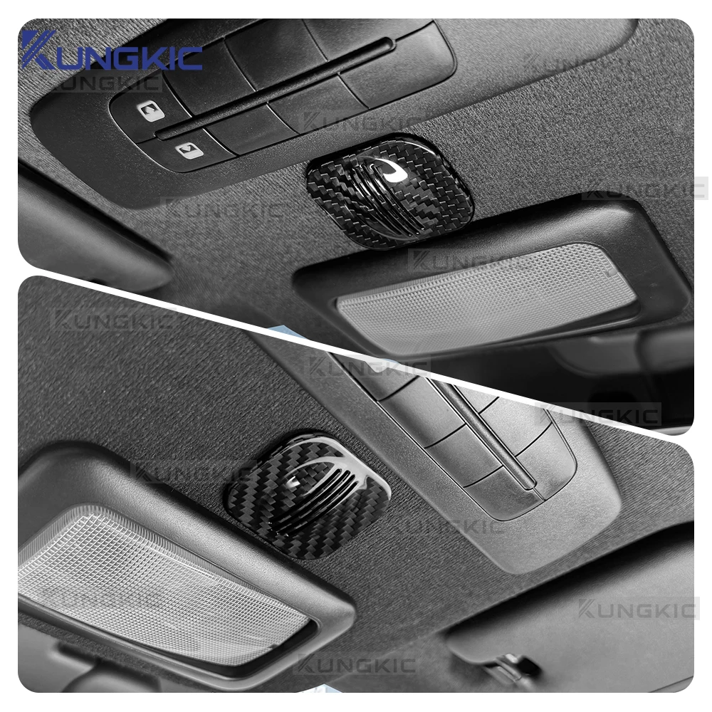 

Наклейка для Abarth 595 595C 695 695C 2012-2024, Fiat 500 500C 2016-2024, для микрофона на крыше автомобиля, из настоящего сухого карбона