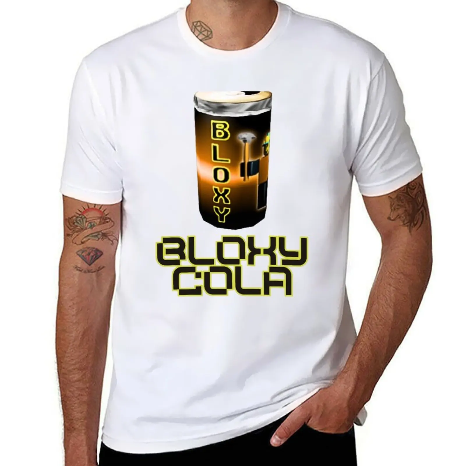 Bloxy Cola(17) T-Shirt Big and Tall Solid Color T-Shirt