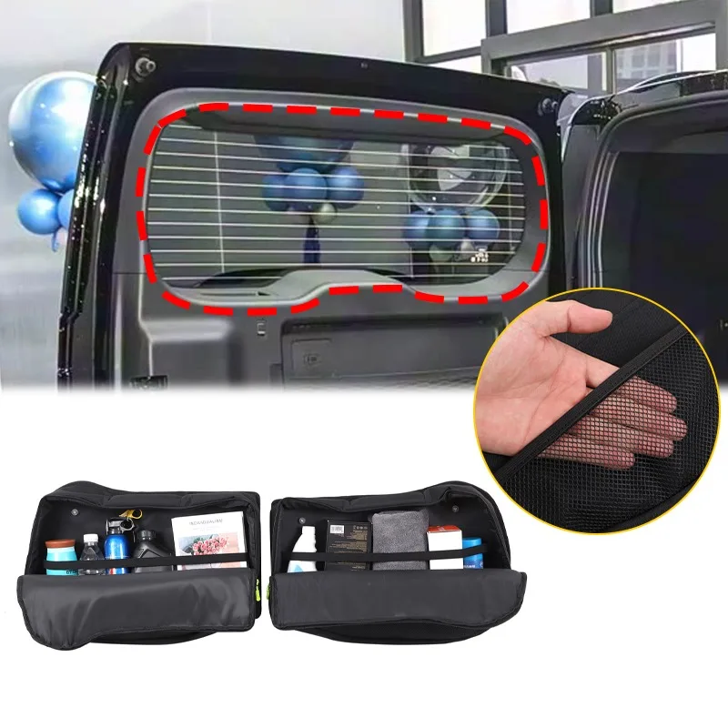 

2pcs Oxford Cloth Tailgate Window bag storage Kit For 2023-2026+ Leopard Titanium 7 Car Interior organizer accessories