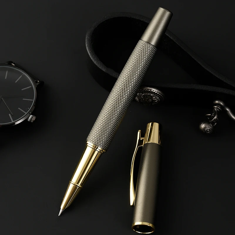 

2026 Cheap Sale New Stacked Long Knife 2.5mm Nib Double-layer Armor Fountian Pen Tip Gray Red Colors 1.0mm Calligraphy Pen