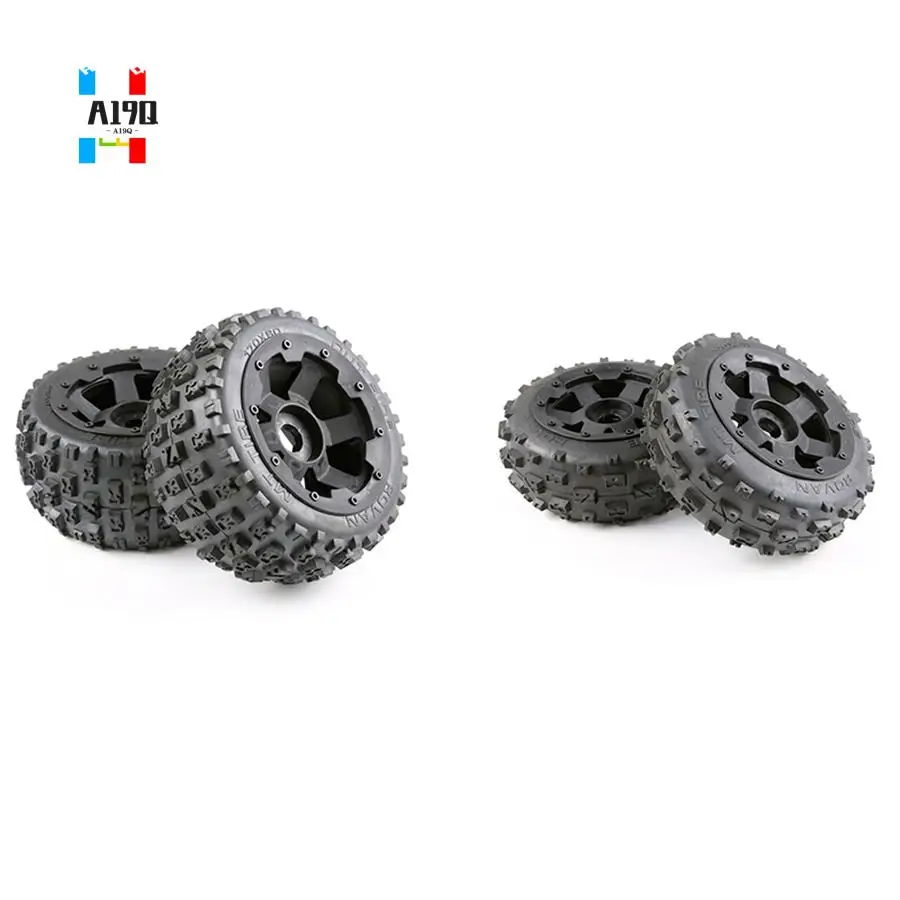 

A19Q-Tyres и набор ступиц колес для деталей радиоуправляемого автомобиля 1/5 Hpi Km Baja 5B