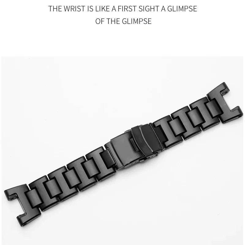 Notched plastic steel watch belt for Casio 5480 prw-7000/7000fc light plastic steel watchband PROTREK sports watch chain strap