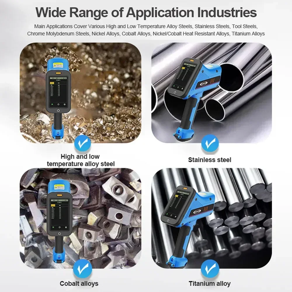 Hand Held X-ray Spectrometer Analyzer X-Ray Fluorescence Spectral Composition for Ore Sample Metal Analysis