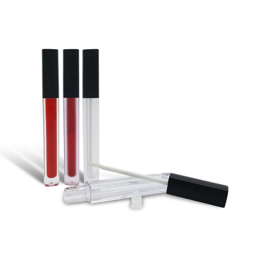 

6pcs Lip Gloss Tube Clear Mini Fashion Empty Bottles Hygienic Durable Portable Travel Size Lip Subpackaging Container
