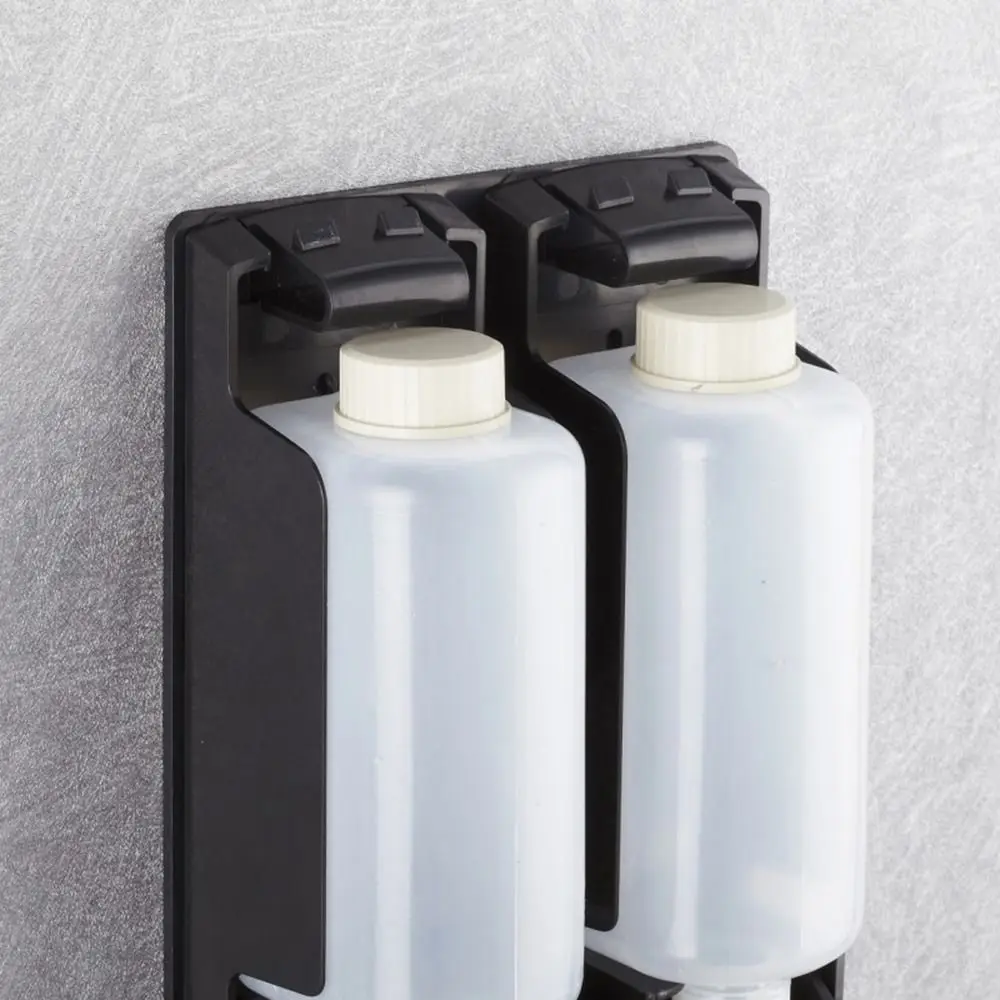 Dispensador de sabão montado na parede, prensa manual, bloqueio de grande capacidade, recipiente de sabão de loção, fácil de instalar, frasco de sabão de mão recarregável