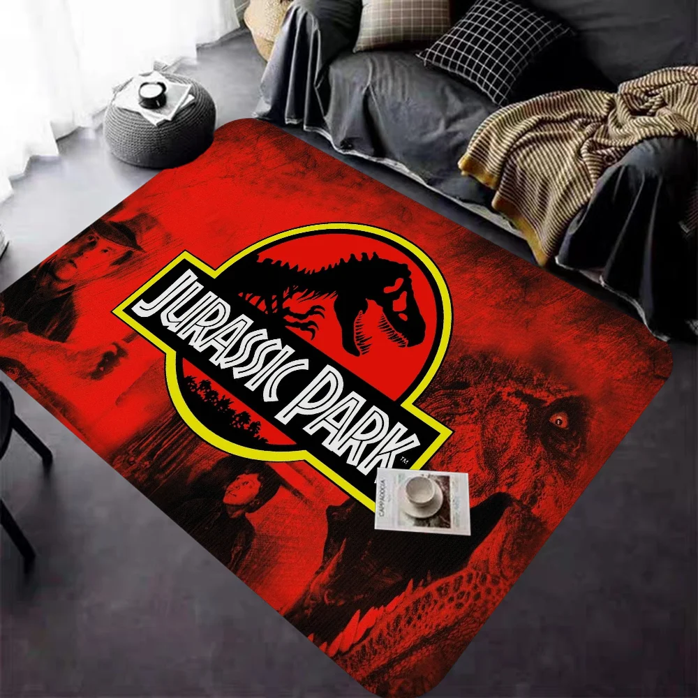 

Jurassic Park Room Mats Retro Multiple Choice Living Room Kitchen Rug Non-Slip Welcome Rug