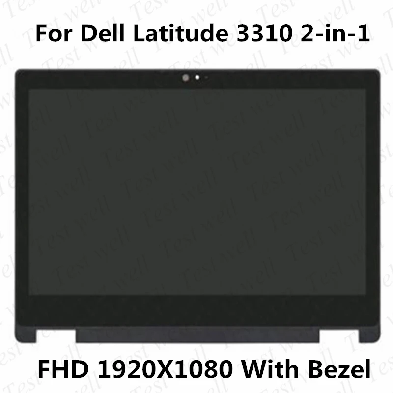 lcd touch screen assembly para dell dell latitude 3310 em 133 polegadas tela do laptop painel ips fhd 1920x1080 60hz edp 40 pinos 01