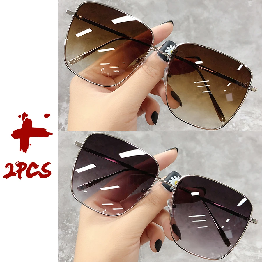 Sonnenbrille Frauen Luxus Platz Männer Fahren Reise Marke Design Gradienten Vintage Sonnenbrille Weibliche Unisex Retro Oculos Neue 2026 – Detail 17