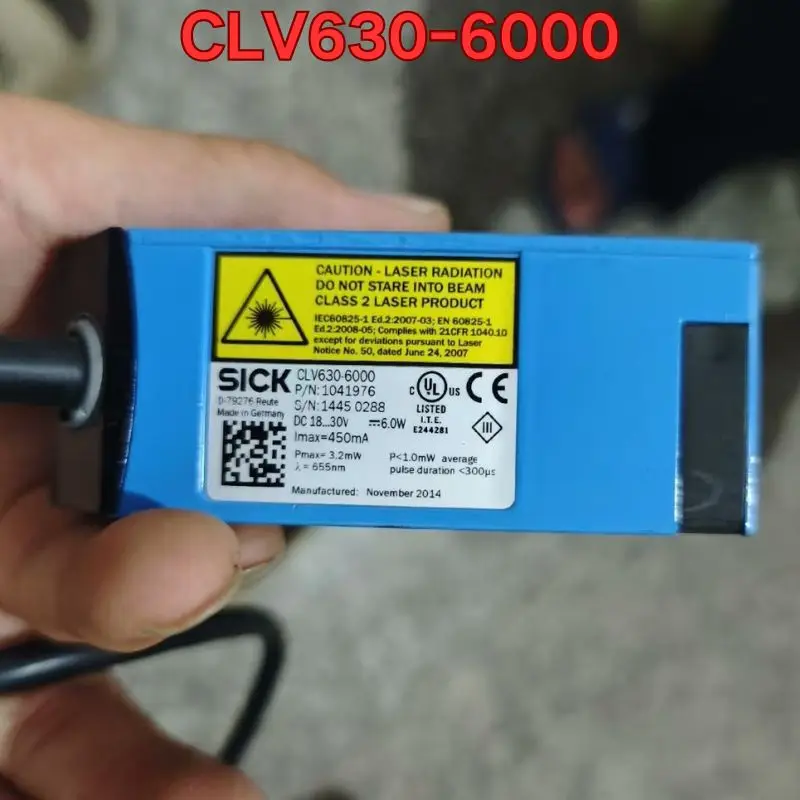 

Second-hand CLV630-6000 code scanner function test is normal