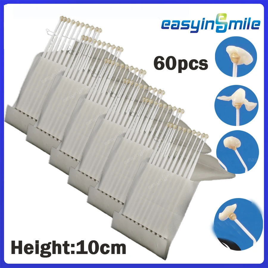 

Dental Disposable Sticky Applicators Micro Brush Removal 1/2" Long Bendable plastic 10cm Consumable Material Easyinsmile