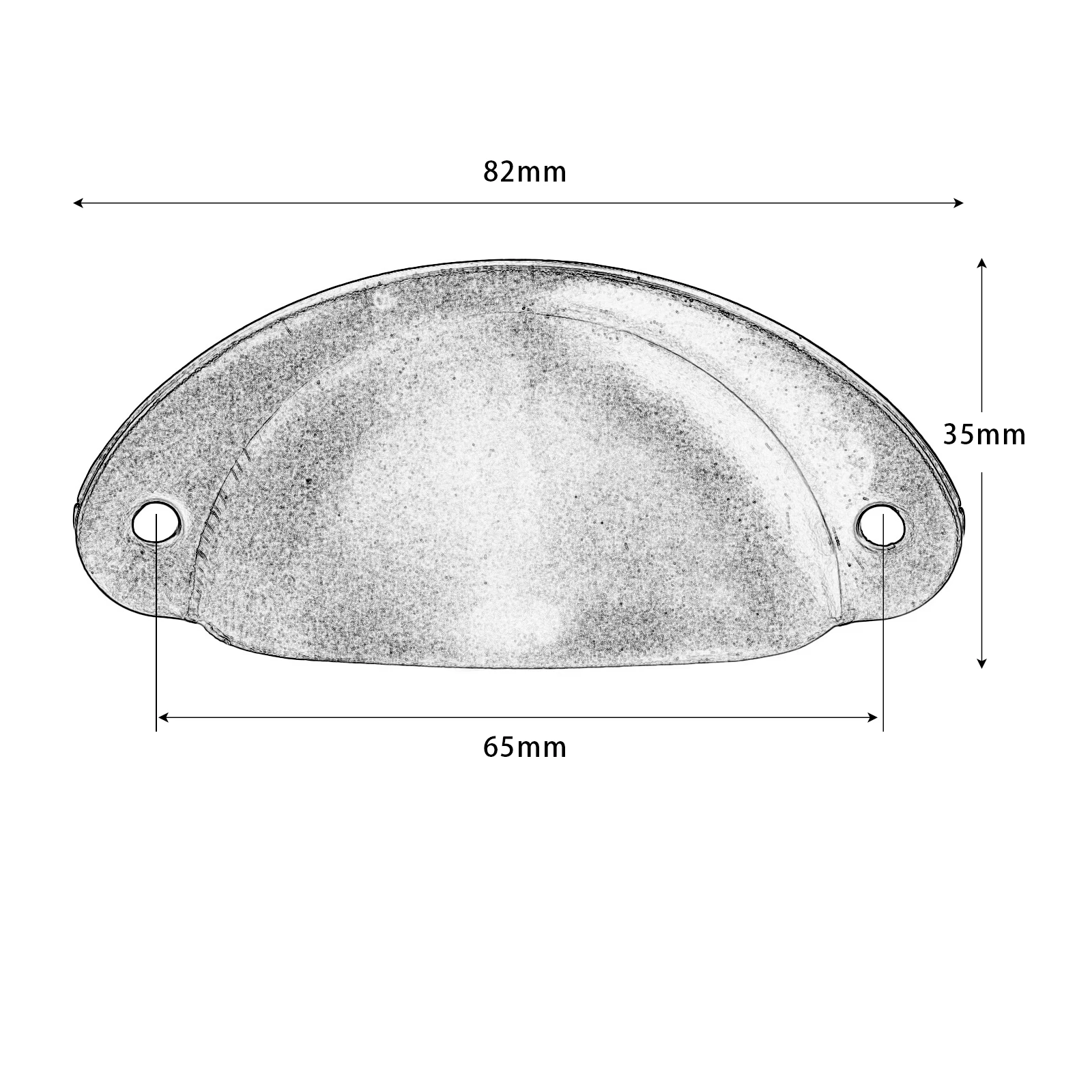 1 قطعة تعزيز Tiradores موبليس المعادن العتيقة درج مقبض الطب خزانة الأخضر القديمة قذيفة نصف دائرة 82*35 مللي متر
