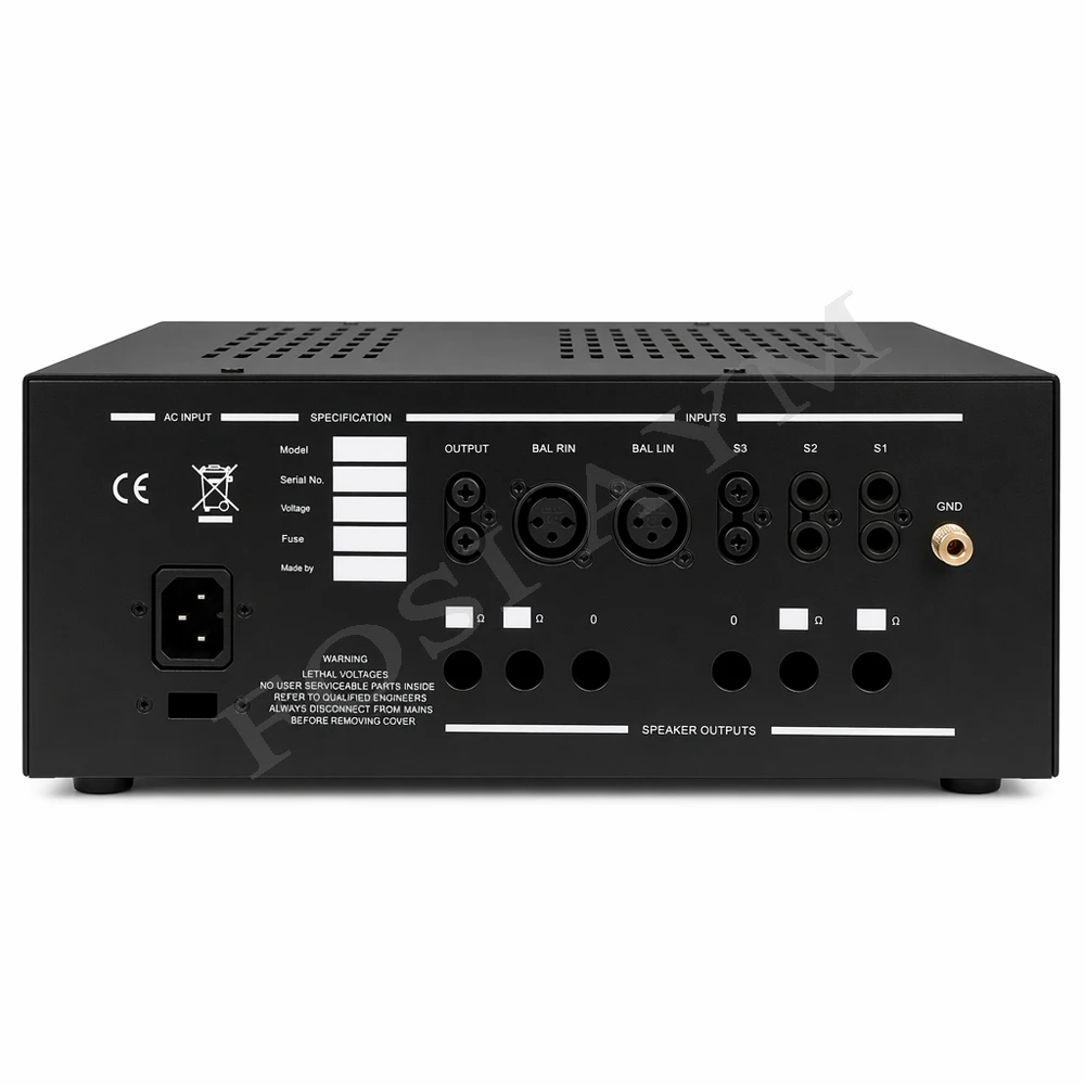 FOSI AYM 390x330x150mm AN M2 Aluminum Amplifier Chassis VU Meter Tube Pream Case Compatible AN P1 P2 KIT-4 Audio Enclosure - view 5