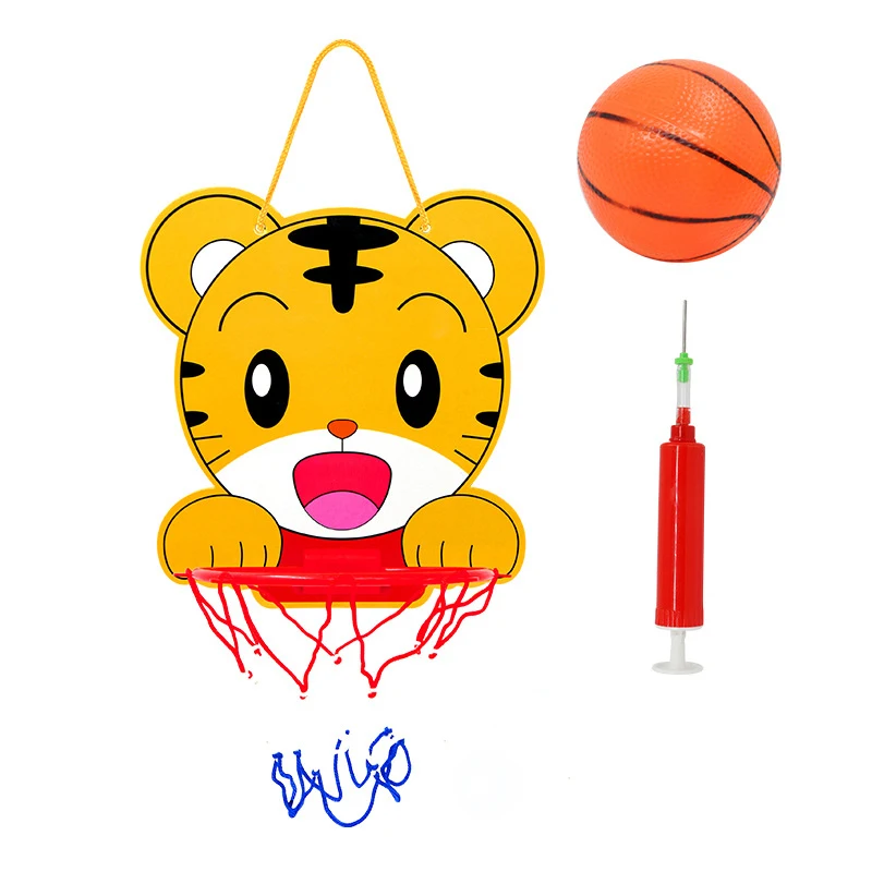 12CM Kids Basketbal Stands Cartoon Dieren Vorm Opknoping Schieten Mand Indoor Sport Games Speelgoed Creatief Kinderspeelgoed
