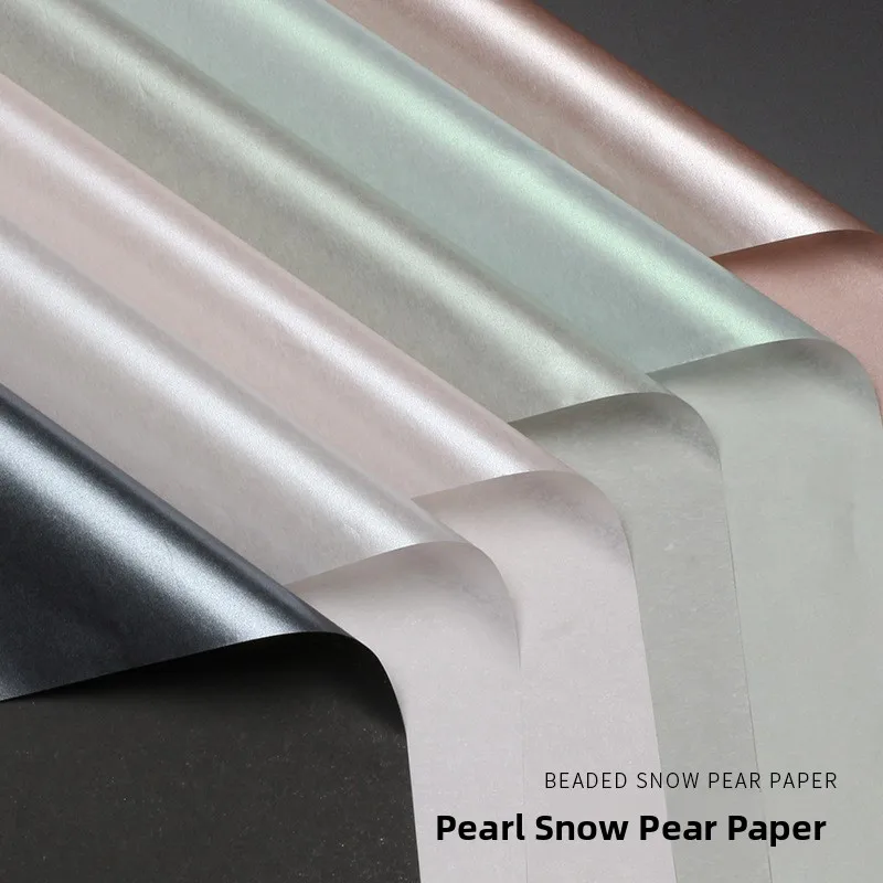 

Утолщенная перламутровая бумага для упаковки цветов, бумага для букетов ручной работы, художественная бумага для декора искусственных цветов