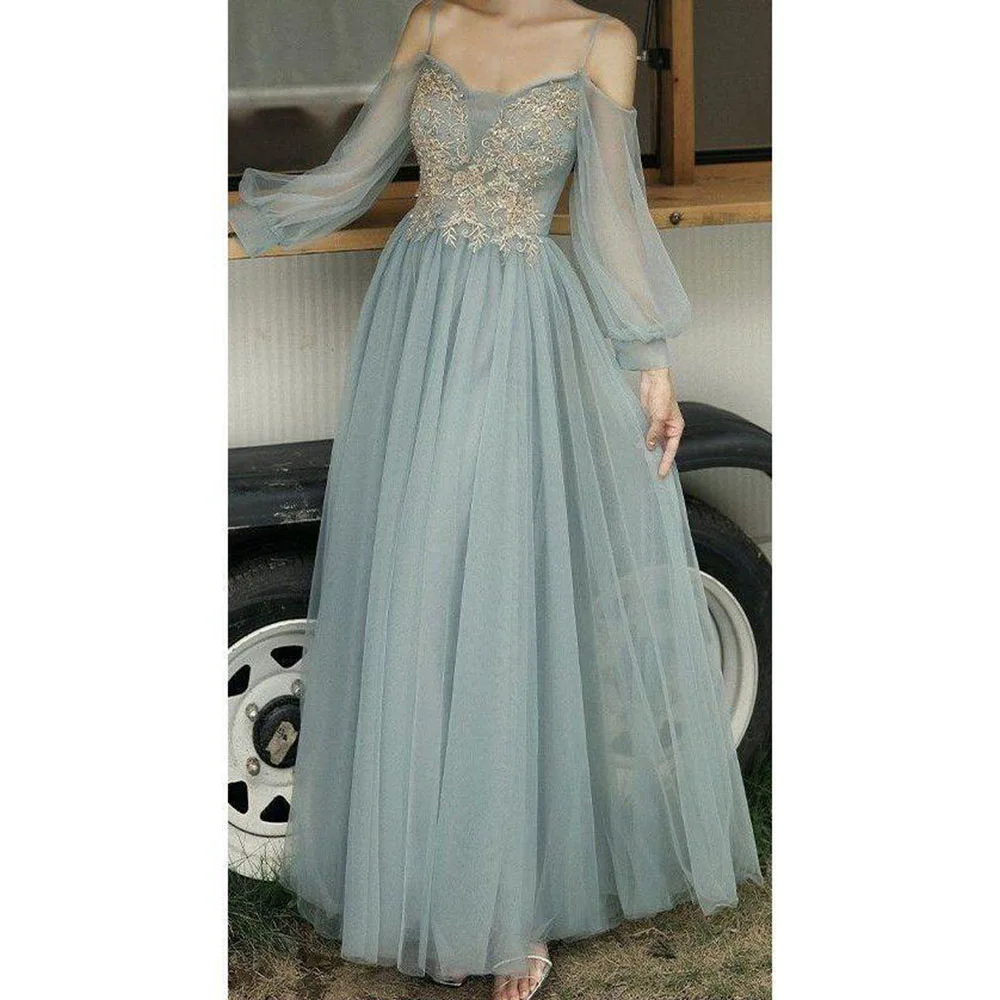 

Classic Evening Dresses Spagetti Strap Off The Shoulder A Line Alliques Female Gowns Classsic Perspective Elegant 2025 Summer