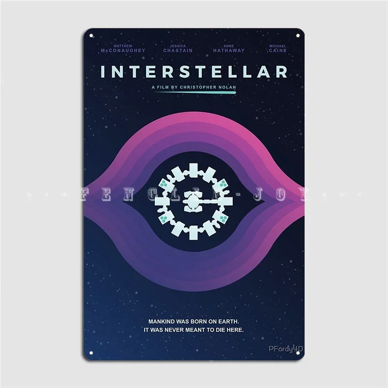Interstellar 'I'm Going Home' Metal Sign Club Bar Cave Printing Wall Decor Tin Sign Posters