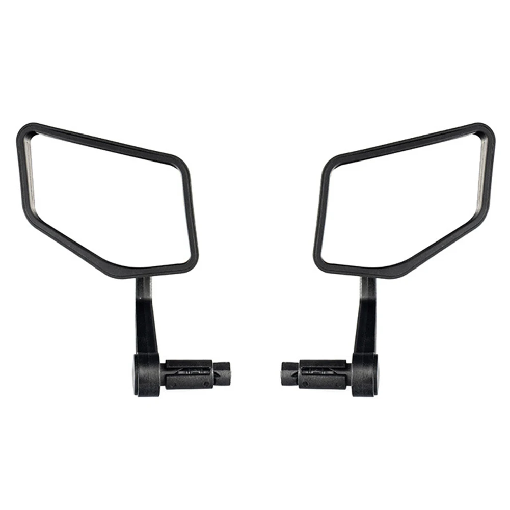 2pcs Bicycle Handlebar Rear View Mirrors Rearview Rectangle Back Mirror Handlebar Mounted Mirrors Mountain Road Bike Accessories