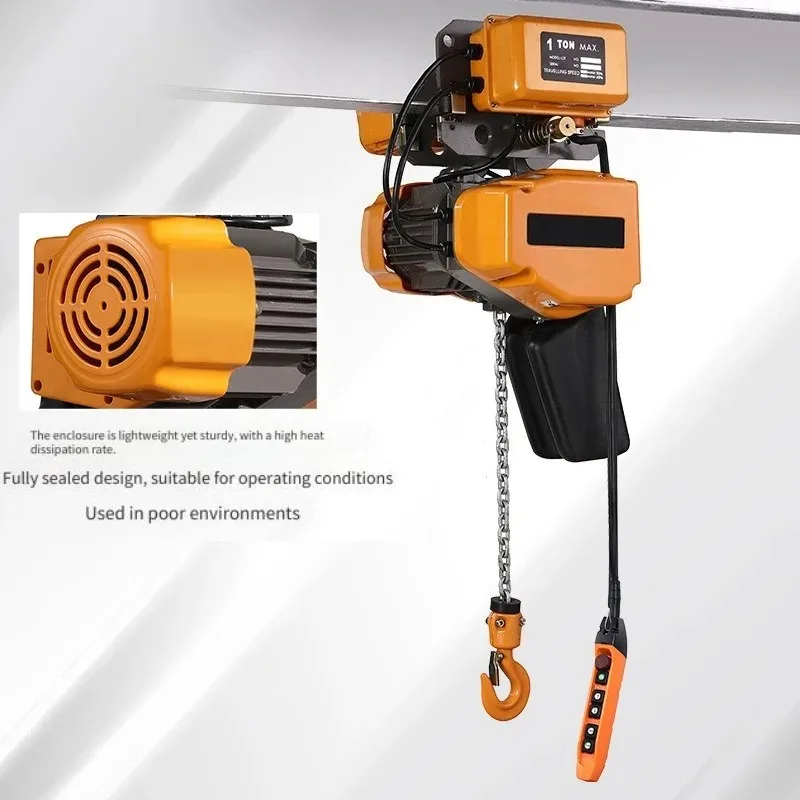 Portable & Fixed Chain Lifting Block Hand Operated Chain Tackle Small Hoisting Machine For Light Weight Material Lifting