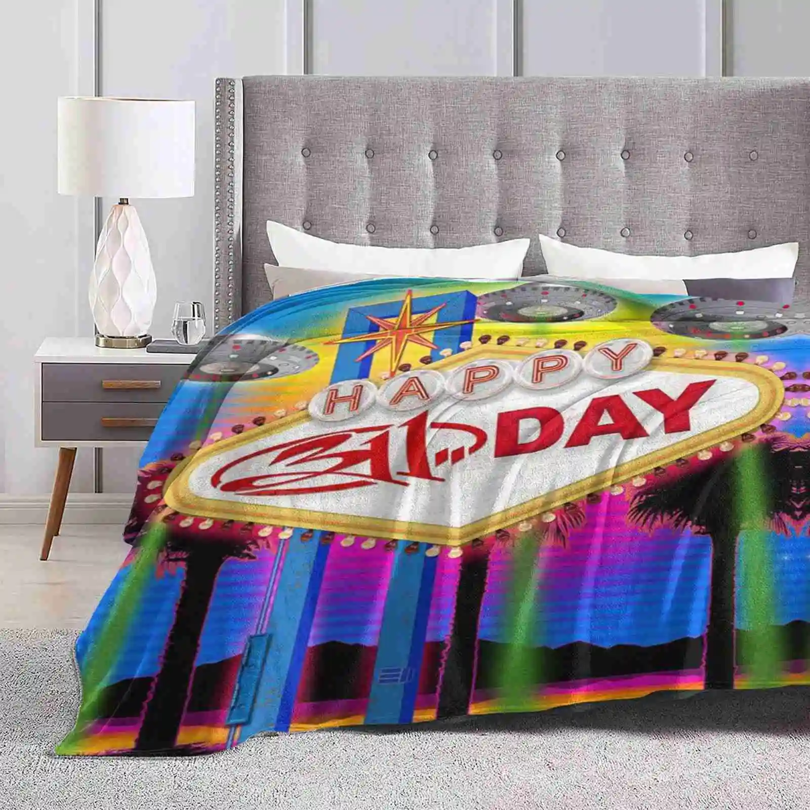 Happy Day 311 Good Show Trend Style Funny Fashion Soft Throw Blanket Happy Day 311 Good Show