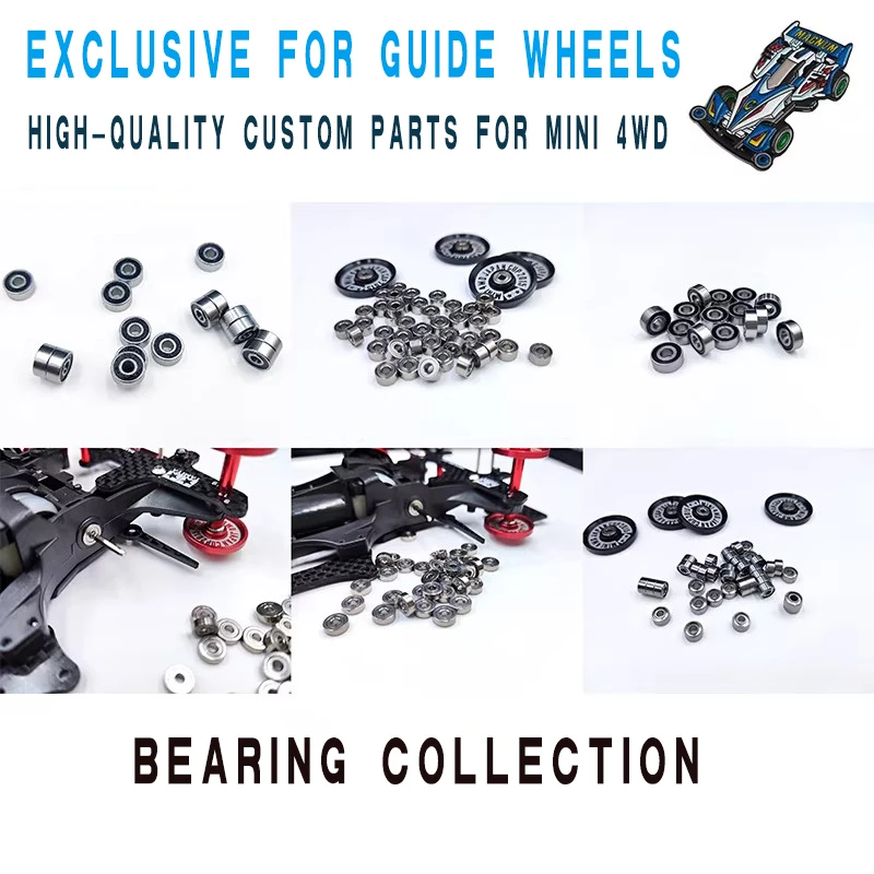 4WD Bearing Guide Wheel Gear Bearings For Tamiya Yang Kai War Dragon Chassis Assembly Upgrade Parts