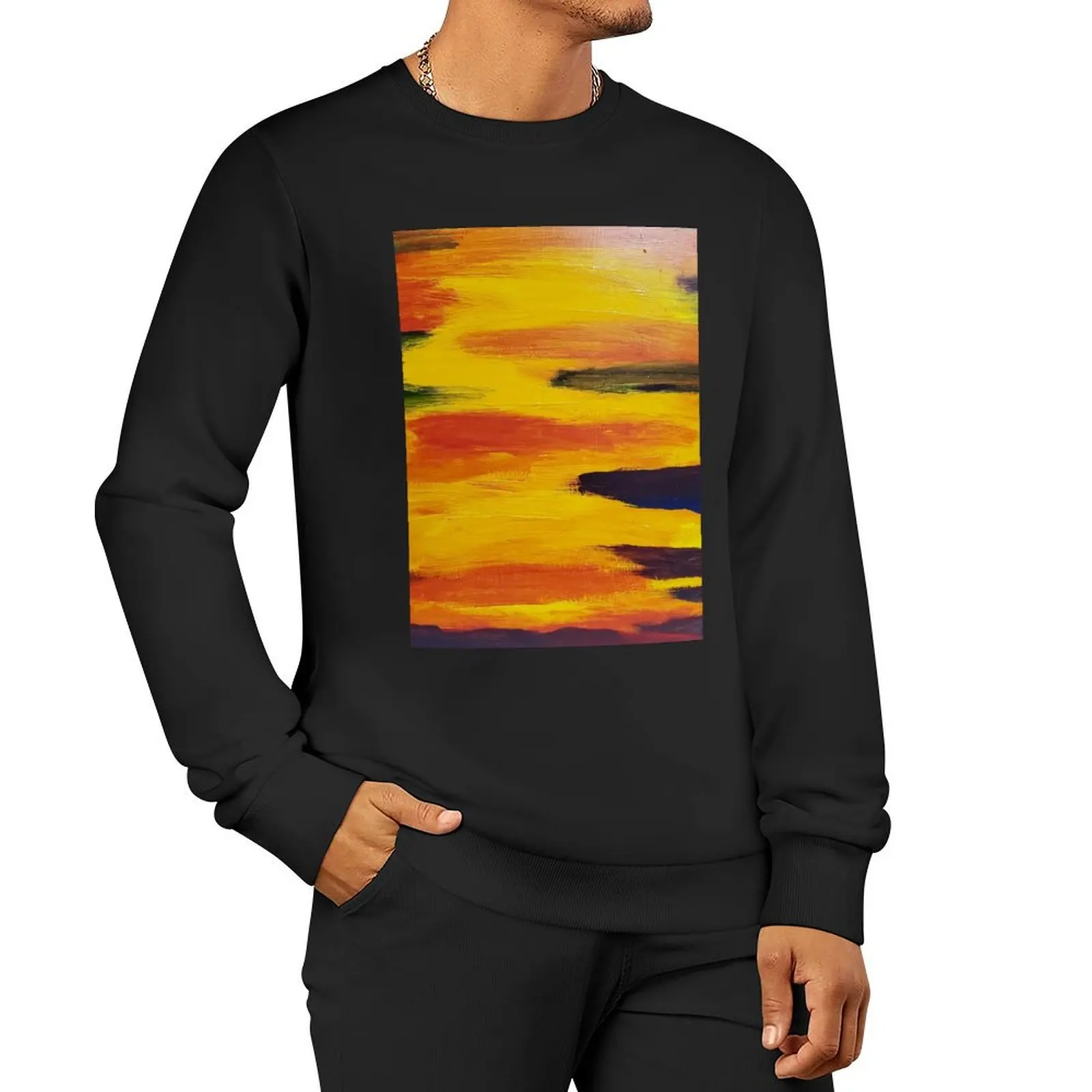 

Bold Sky Pullover Hoodie men's clothing autumn jacket men men's sweat-shirt korean autumn clothes men's sweatshirt
