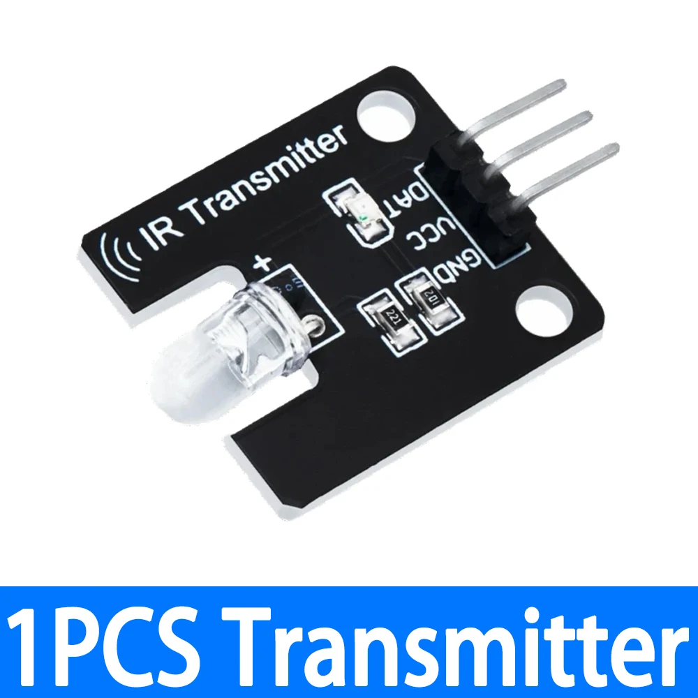 HALJIA Digital 38KHz Infrared IR Receiver Sensor Module with Transmitter Module Kit Set Compatible with Arduino : Buy Online at Best Price in KSA - Souq is now HALJIA Digital 38KHz Infrared IR Receiver Sensor Module with Transmitter Module Kit Set Compatible with Arduino : Buy Online at Best Price in KSA - Souq is now