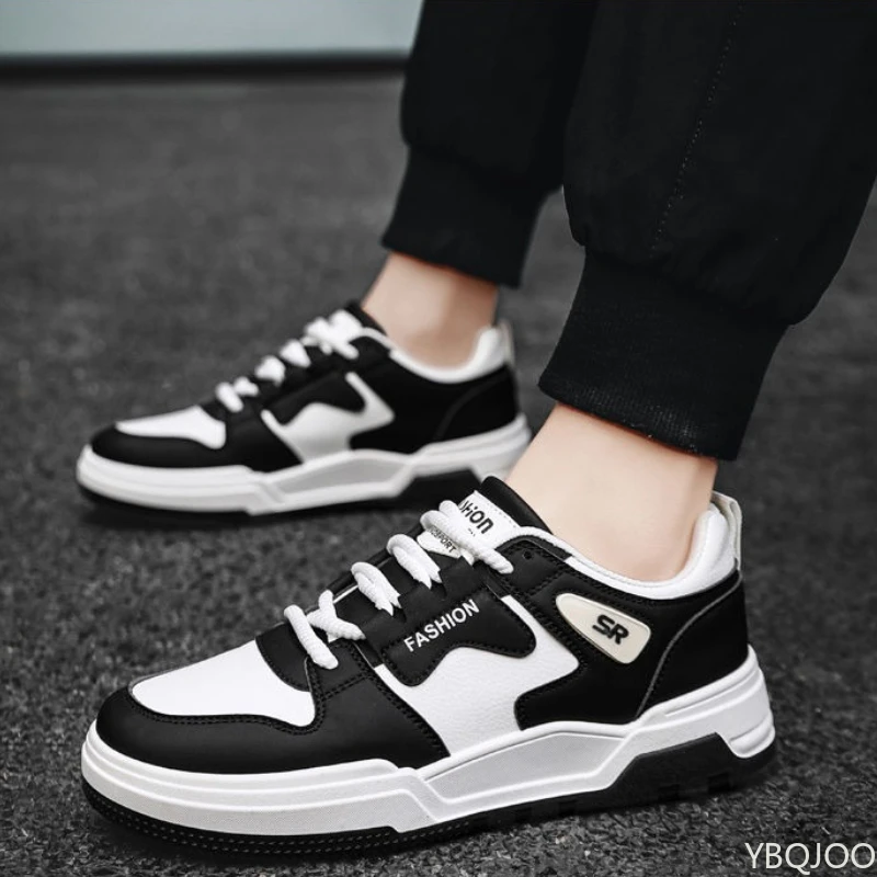 

Большой размер, весна и осень, новая повседневная мужская обувь на толстой подошве, увеличивающая рост, нишевая трендовая универсальная спортивная мужская обувь на плоской подошве