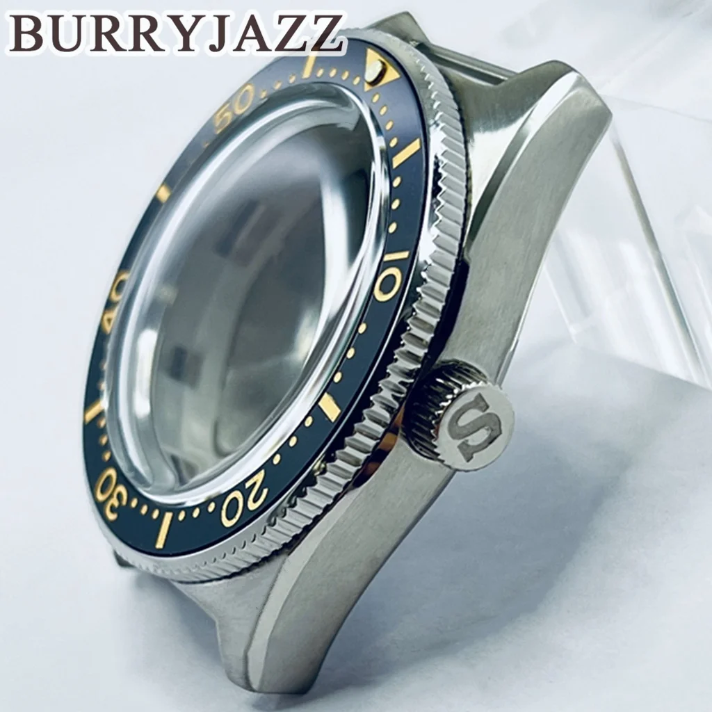 Imagem -03 - Burryjazz Waterproof Stainless Steel Ver Case Cerâmica Bezel 41 mm Nh35 Nh36 Nh34 Nh38 Nh70 Nh72