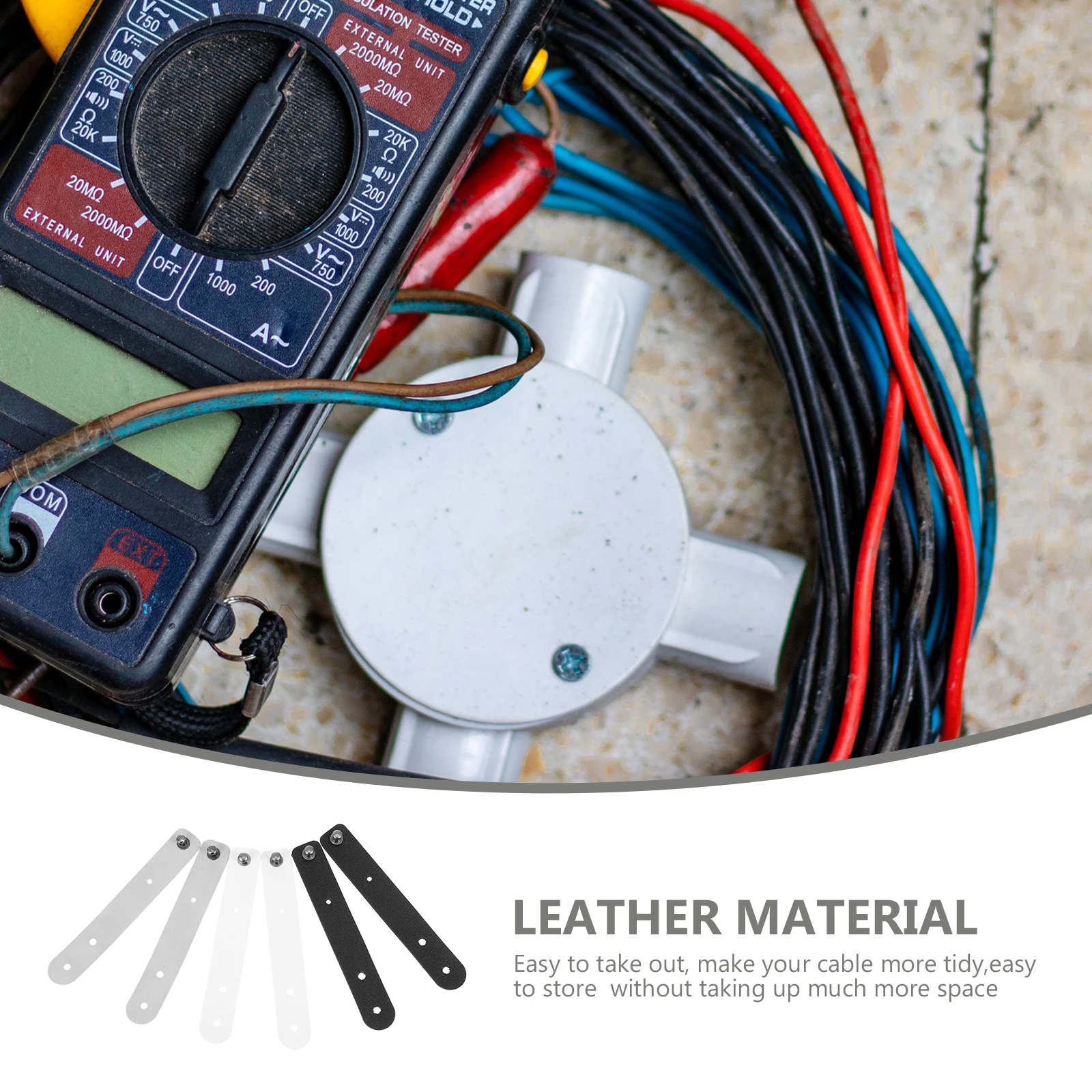 

6pcs Cable Winder Adjustable Cord Keeper For Usb Charging Cables Data Line Buckle Ties Cable Management Accessories