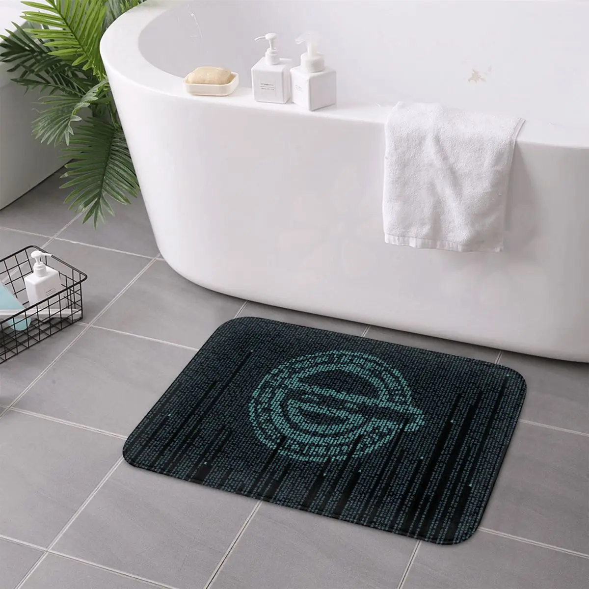 Japan Anime G-ghost In The S-shell Anti-slip Doormat Floor Mat Sand Scraping Carpet Rug for Kitchen Entrance Balcony Footpad Mat