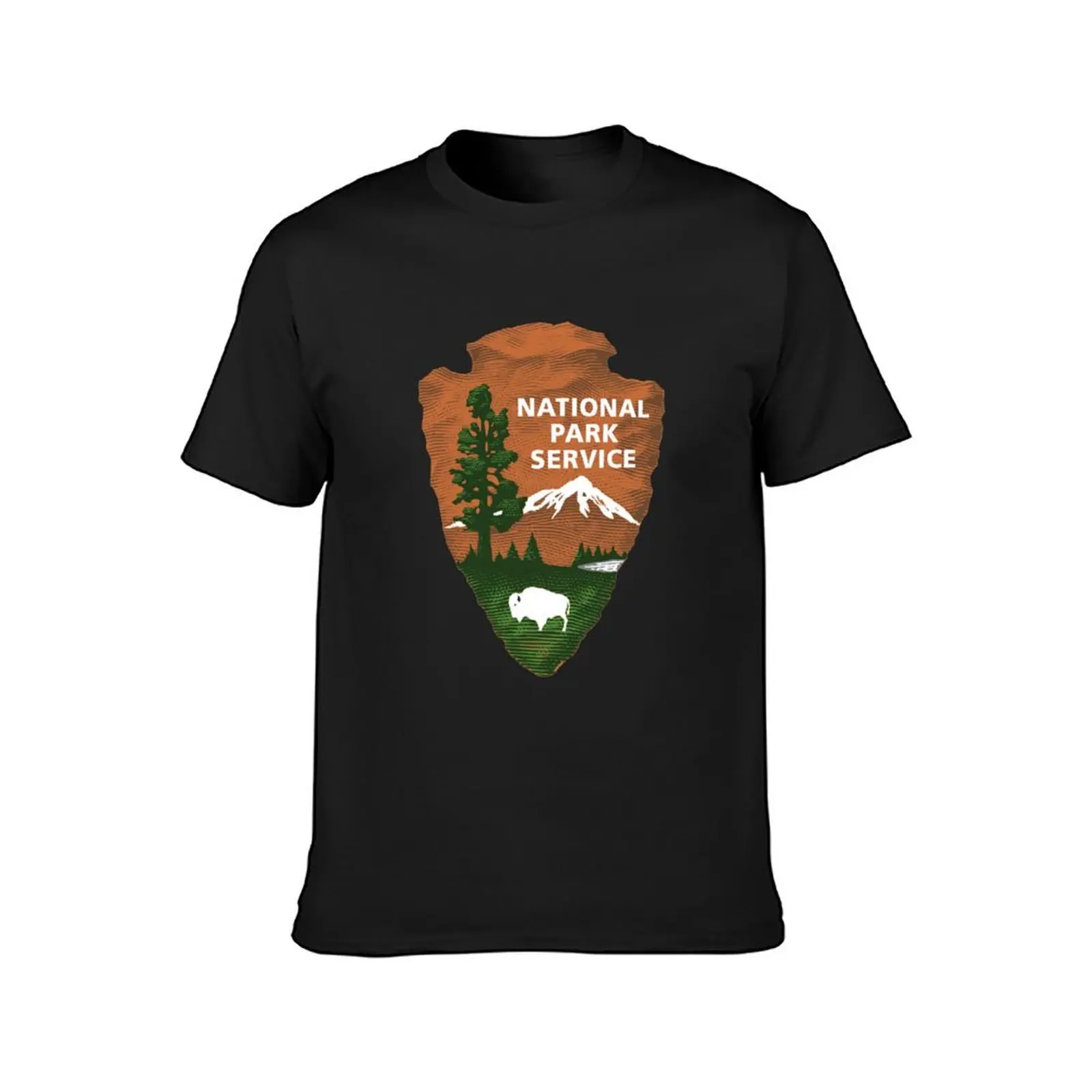 National Park Service T-Shirt tops quick drying plain aesthetic clothes mens clothing