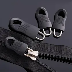 8Pcs Replacement Zipper Pull Puller End Fit Rope Tag Clothing Fixer Broken Buckle Zip Cord Tab Bag Suitcase Backpack Tent