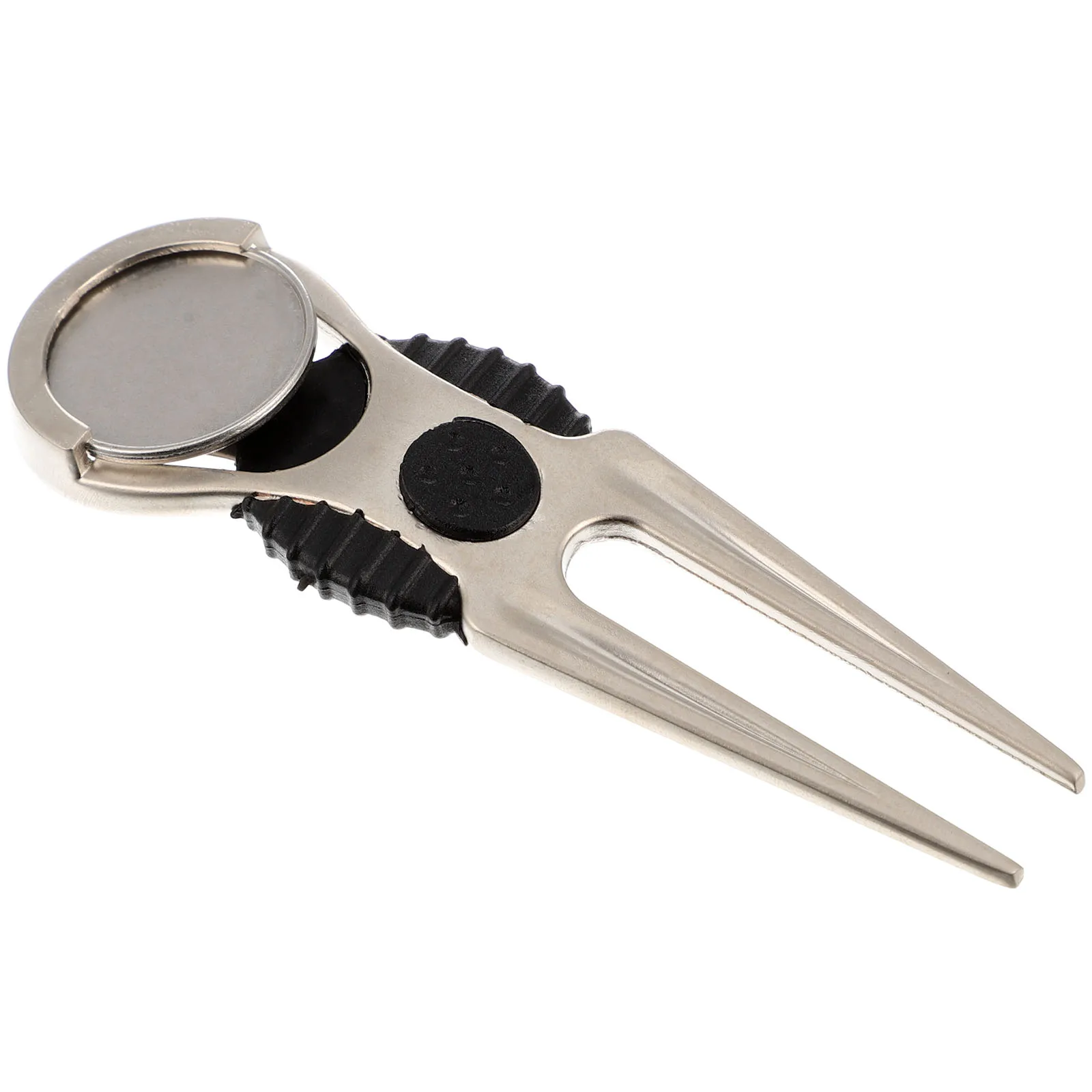 

1Pcs Golf Divot Repair Tool Premium Zinc Alloy Grass Fixer with Ball Marker Magnet Perfect for Course Maintenance Training