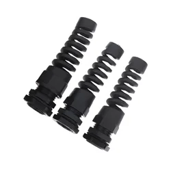 Cable de nailon impermeable ajustable, conector en espiral F lex, amplio rango de sujeción, PG7, PG9, PG11, 1 unidad