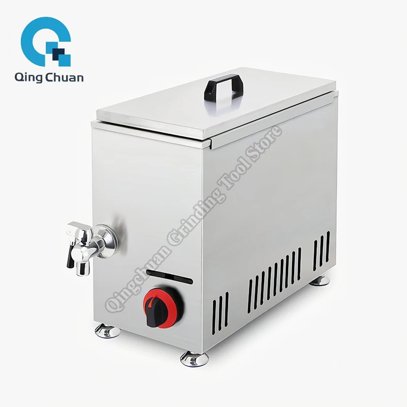 Cheese Hot Dog Fryer Hot Cheese Potato Corn Fish Sausage Fried Machine Commercial Gas Deep Fryer Snack Machines Fryer Machine