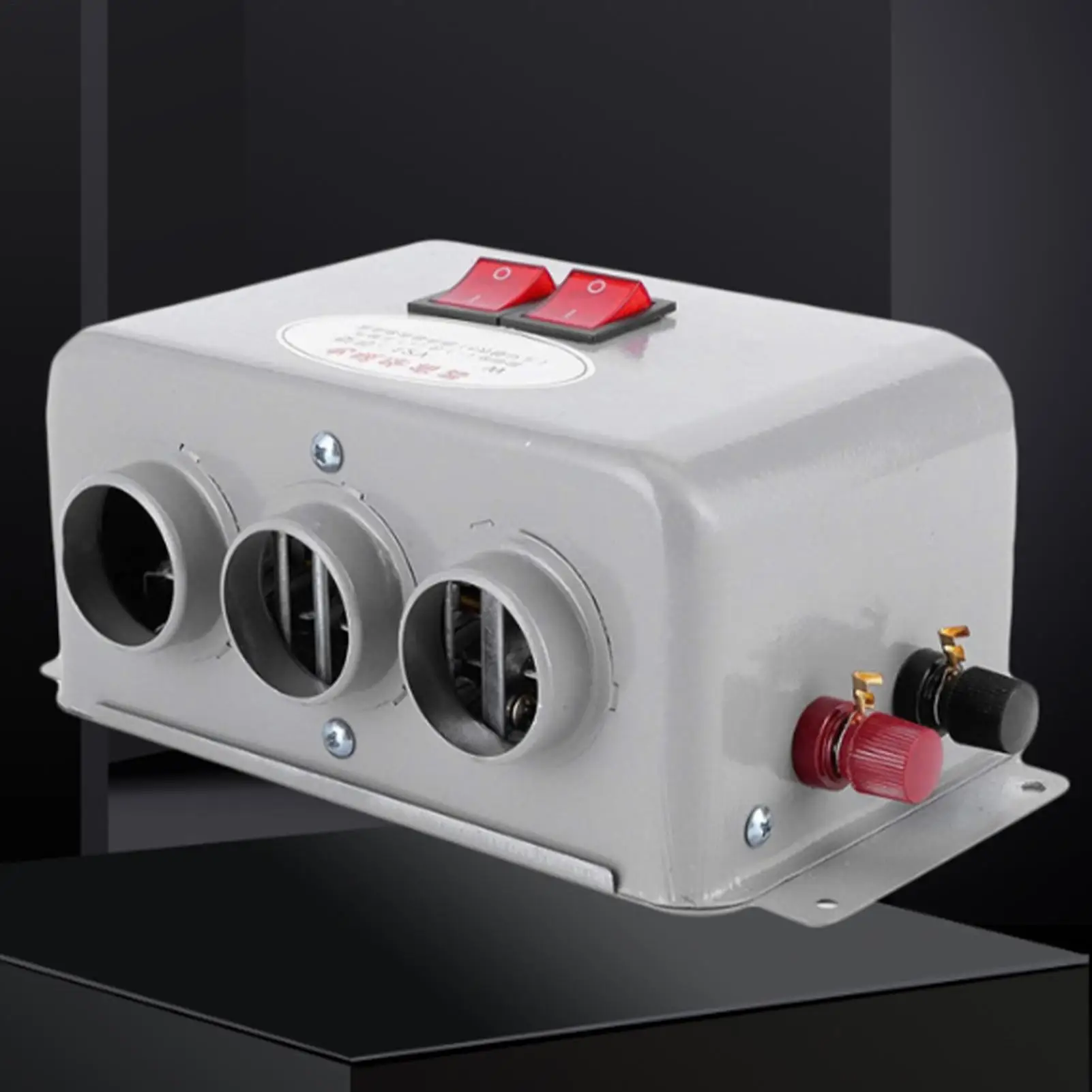 

12 В 24 В автомобильный обогреватель, вентилятор, 3 скорости, регулируемый обогреватель лобового стекла для грузовика, фургона, мастерской, кабины, обогрев помещения, зимнее использование