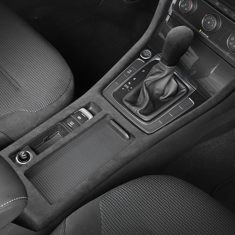 

Overlay Covers Italian Suede Car Interior Trim for VW Golf 7 2014 2015 2016 2017 2018 2019 2020 On Central Gears