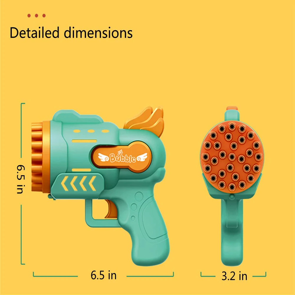 Bubble Gun Electric Automatic Soap Rocket Bubbles Machine Kids Portable Outdoor Party Toy LED Light Blower Toys Children Gifts