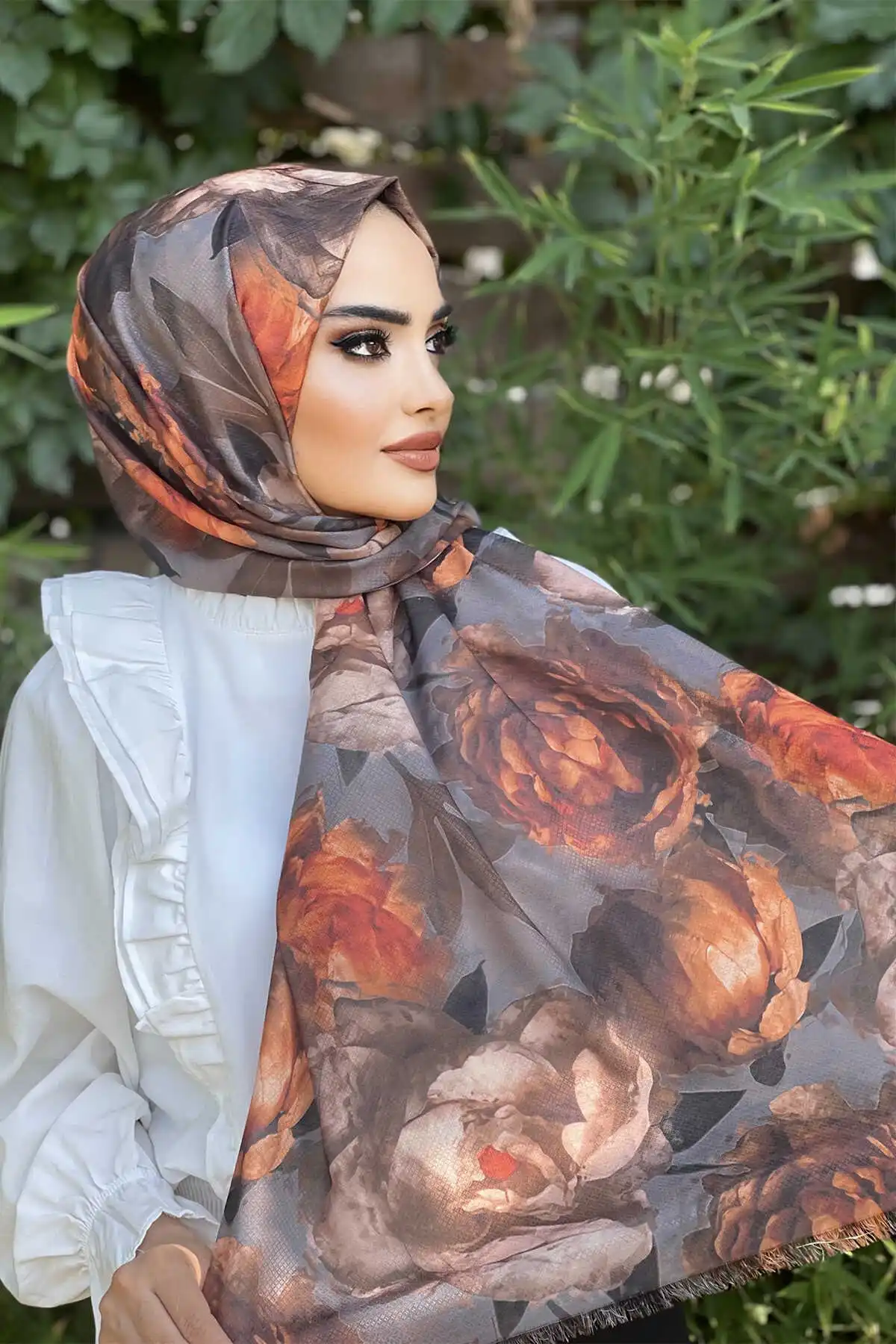 Women's Cotton Print Shawl Scarf Modern Islamic Muslim Women 'S Head Scarf Hijab for Women Islamic Hijab scarf Turbans Bayan