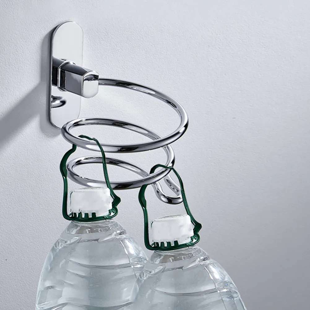 

1 шт. Настенный держатель для фена из нержавеющей стали, без сверления, экономящий место, органайзер для фена в ванную комнату