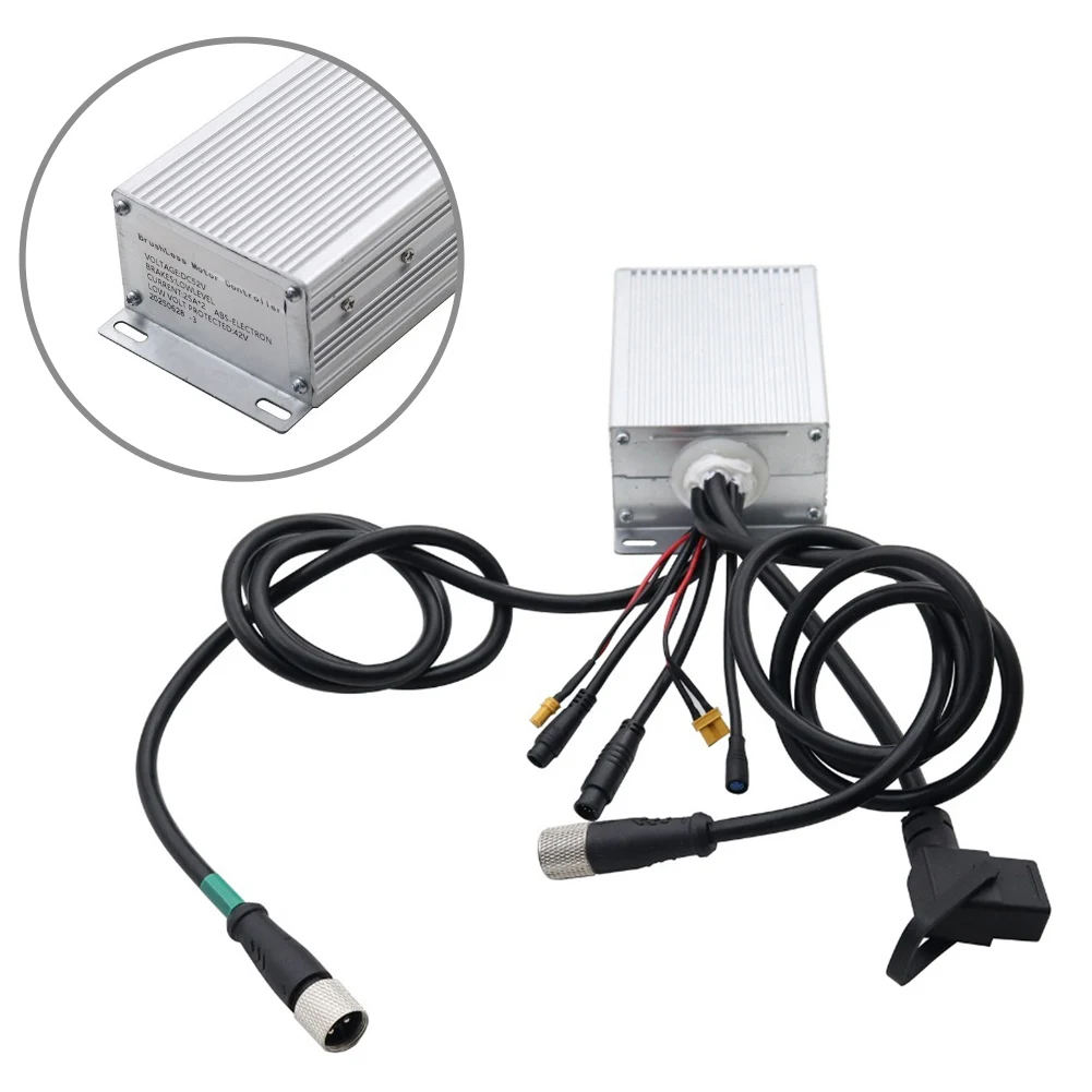 

Контроллер скутера, бесщеточный электрический скутер, сплав 6061, материал, простая установка, контроллер скутера, электрический велосипедный двигатель