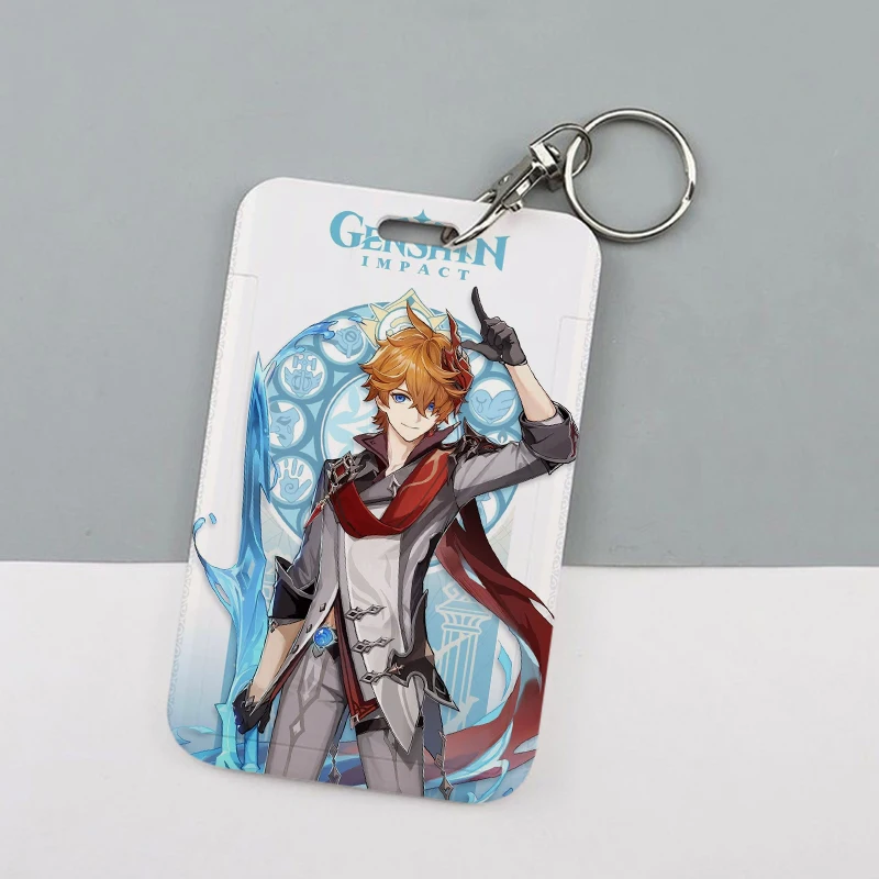 Game Figures Chains Student Card Holder Hydro Tartaglia Keychains Badge Business Bank Bus ID Credit Cards Holders Keychain