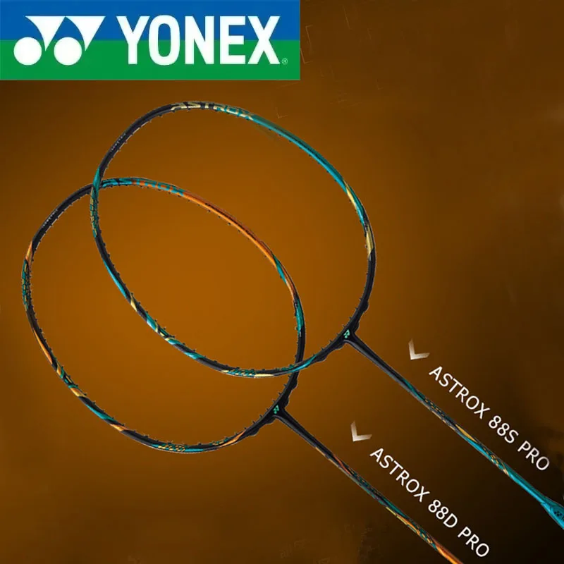 YONEX ASTROX 88D/S PRO Carbon Fiber Single and Doubles Offensive Badminton Paddle