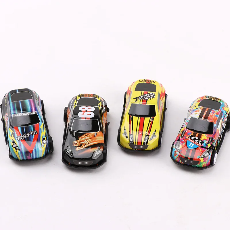 10Pcs Alloy Shooting Flying Racing Car Toy for Kids Boy Birthday Party Favors Baby Shower Guest Gifts Stuffer Pinata Bag Fillers