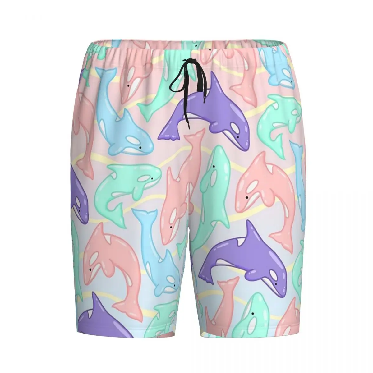 

Мужские пижамные штаны с индивидуальным пастельным принтом Орка, шорты для сна, домашняя одежда, нижняя часть пижамы