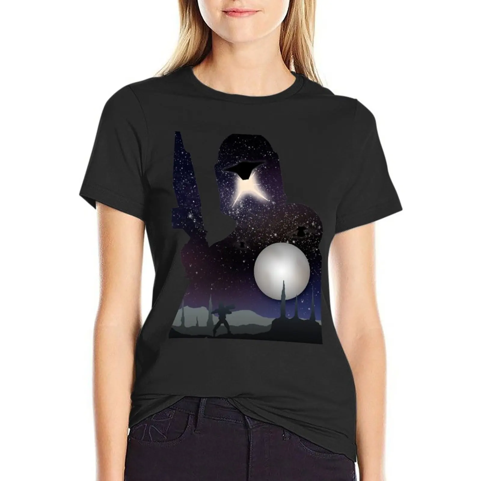 T-shirt graphique Clone Trooper Galaxy pour femmes, chemises de médicaments mignonnes, chemisiers d'été, 2024