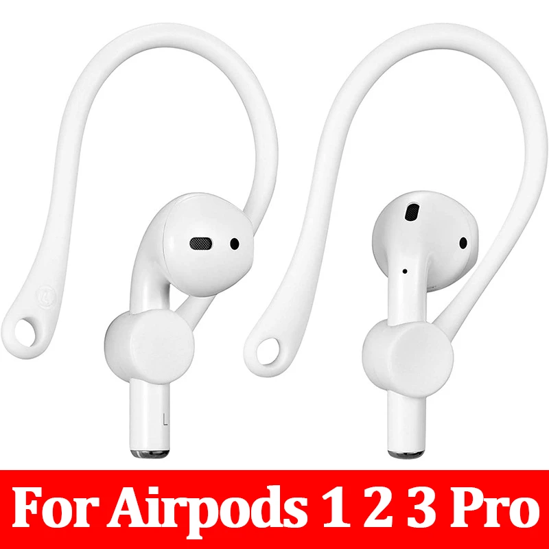 Gancho deportivo de silicona para la oreja para Apple AirPods Pro, auriculares Bluetooth, cable antipérdida, gancho para la oreja de silicona para Airpod 1 2 3