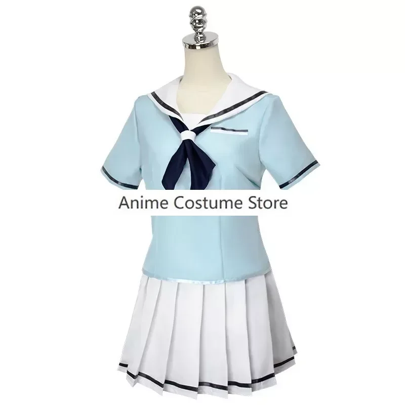Bang dream-to鳥山コスプレ衣装、ウィッグ、スカート、テレビ、アニメ、セーラーユニフォームアクセサリー、ハロウィーン、クリスマス、カーニバル、フルスーツ