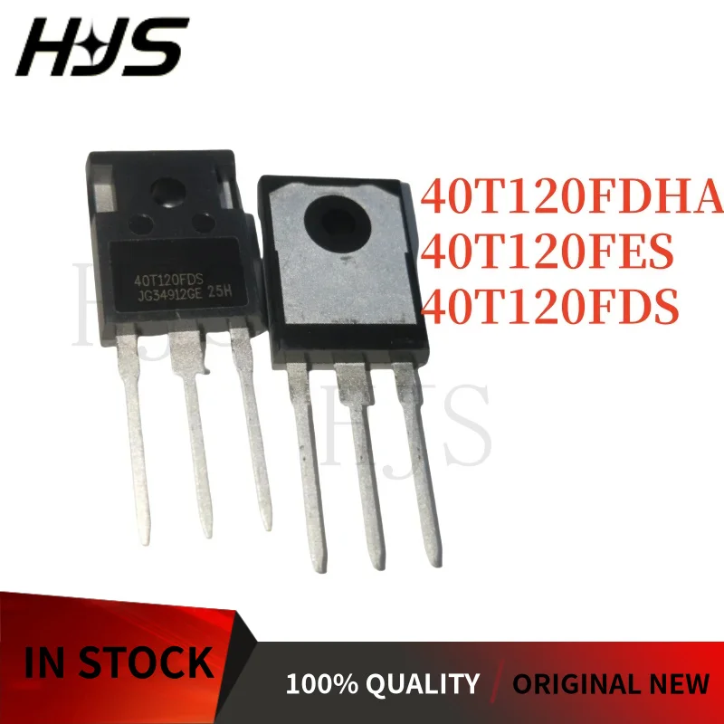 10PCS/Lot New 40T120FDS 40T120FES 40T120FDHA IGBT 40A 1200V TO-247 40T120